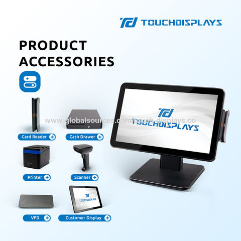 Linux Pos Terminals China 15.6 inch traditional windows Linux POS terminal all in one ...