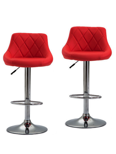 China Counter Chair Modern Leather Pu, Unique Adjustable Bar Stools With Backs