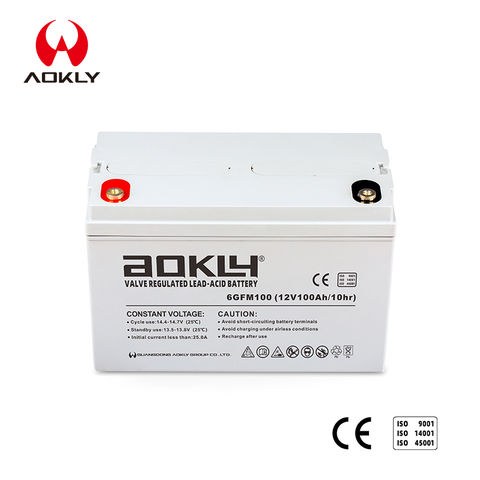 Bateria Aokly 12V 100AH, 100Ah@10h 6GFM100G GEL