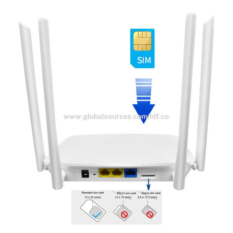 China OEM Home 300mbps WiFi GSM 5G 3G LTE 4G Wireless Router with Sim ...