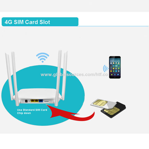 China OEM Home 300mbps WiFi GSM 5G 3G LTE 4G Wireless Router with Sim ...