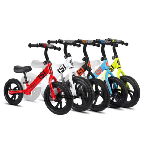 Bicicleta de equilibrio de aluminio para niños y niños pequeños, 2, 3, 4, 5  años, sin pedal ligero, rojo, azul o negro