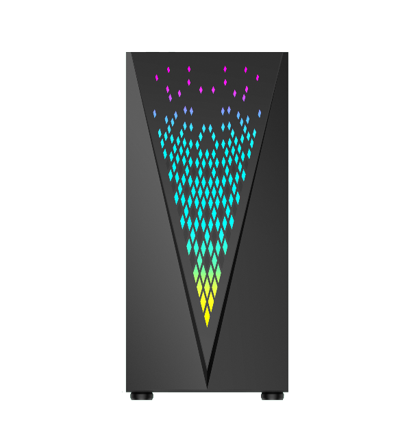 SAMA hot selling ARGB game case with tempered glass computer case supplier