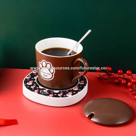 Coussin chauffant intelligent pour tasse à café, chauffe-tasse