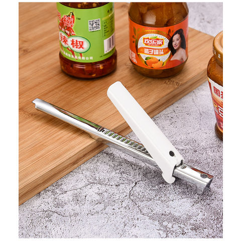 Stainless Steel Compact Manual Tin Can Opener Bottle Jar Beer Opener  Kitchen Too