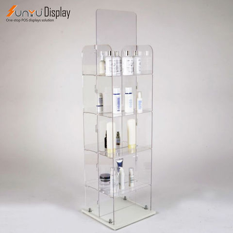 Buy acrylic transparent Stand, 3 shelves, organizer, shelf, for cosmetics,  display for goods, for gel Polish, for decor, for rubies wholesale and  retail in the store