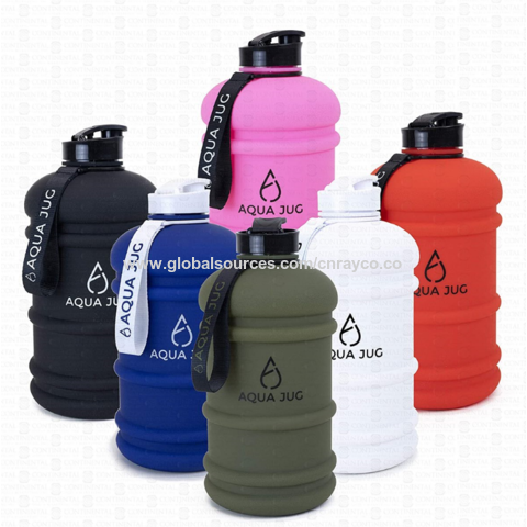 Buy Wholesale China 2.2l Half Gallon Gym Customized Sleeve Bodybuilding Bpa  Free Big Sports Water Bottle With Case & 2.2l Gym Water Bottle at USD 2