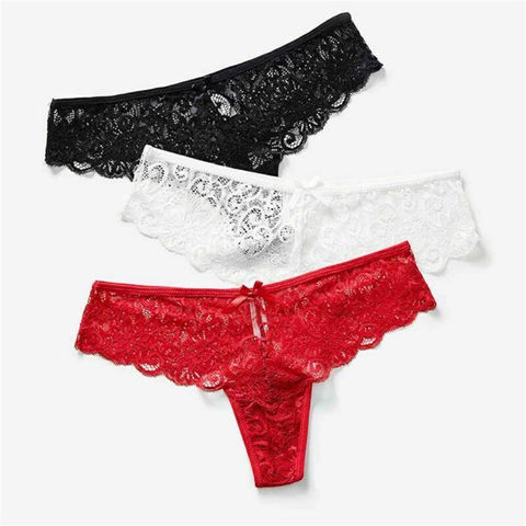 Diverse String jetable pour femme blanc 100 pièces