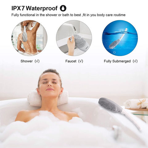 Buy Wholesale China Bath Brush Ipx7 Waterproof Vibration Silicone