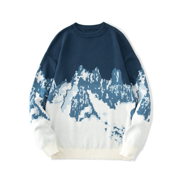 snow mountain Jersey Apparel Sport Wear Sublimation pattern Design