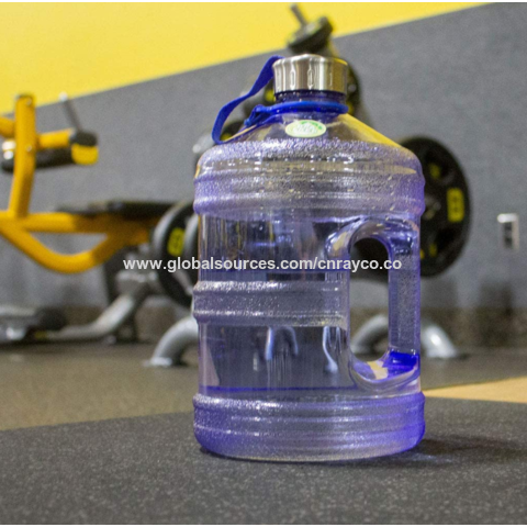 Buy Wholesale China 2.2l Half Gallon Gym Customized Sleeve Bodybuilding Bpa  Free Big Sports Water Bottle With Case & 2.2l Gym Water Bottle at USD 2