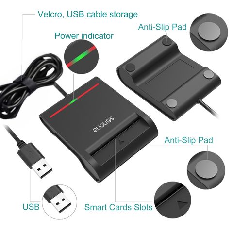 Adaptateur USB Connecteur Cac / Sim / ic Connecteur de Carte Sim / ic du  Lecteur