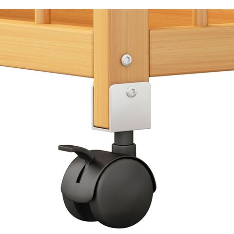 China Slotted shelf kitchen carts movable storage rack seasoning rack ...