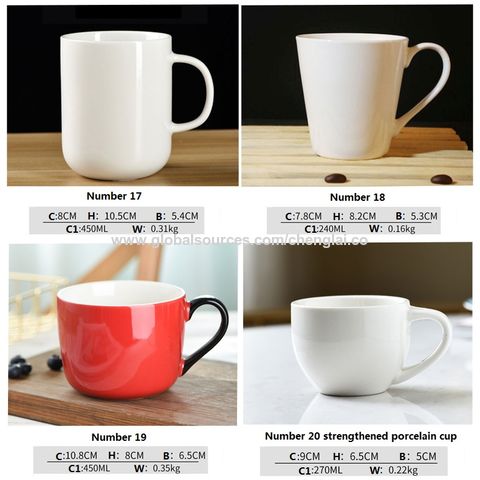 Best Coffee Mugs Ceramic Bamboo Personalized White Wholesale Unique