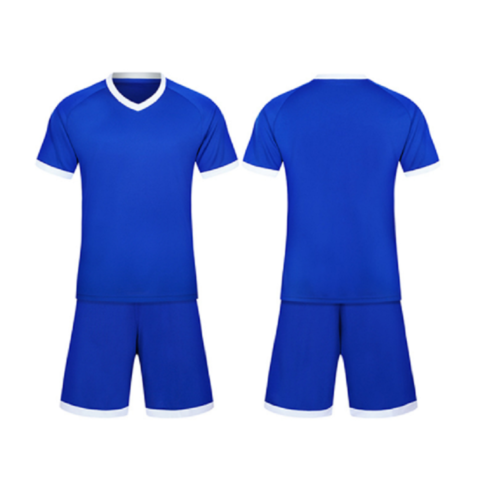 Wholesale Wholesale customize blank plain football jersey set