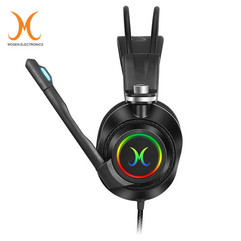 China Mosen HS100 noise canceling gaming headsets,with rotating ...