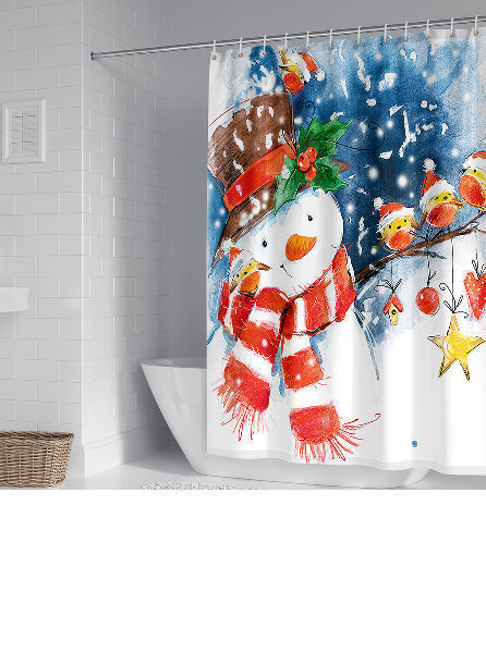 Bathroom set. Custom printed 3d shower curtains 4pcs bath set with