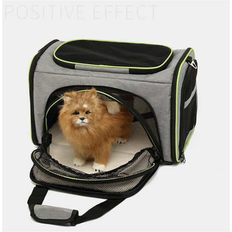 Source Petseek Extra Large Cat Dog travel Bag Soft Sided Pet Carrier Travel  Animal Cages Carriers For Small Medium Dog on m.