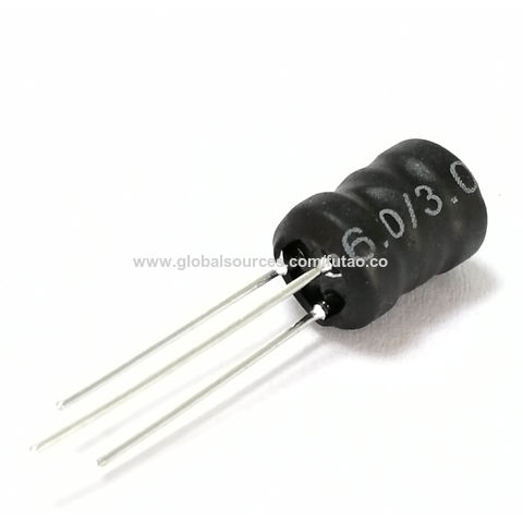 Three Pin Inductor China 3 Pin Radial Leaded Inductor Ferrite Drum Core Inductor For ...