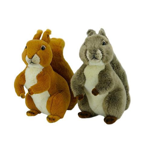 Lifelike Customized Novel Design PP hotsell Cotton Gift Animal Stuffed Squirrel Plush To