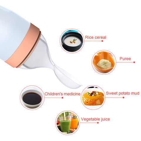 Baby Feeding Spoon Multifunctional Spoon Silicone Fruit Puree