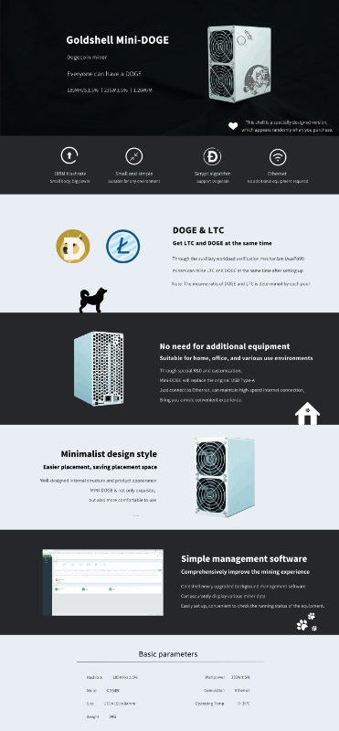 Goldshell Minidoge ASIC マイニング マイニングリグ wesleyuni.edu.ng