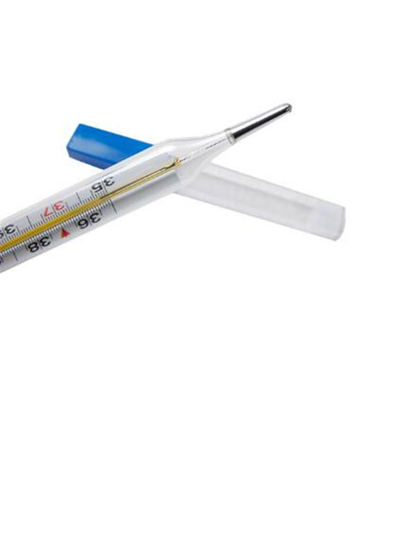 China Popular Medical Mercury Glass Rectal Armpit Oral Thermometer on
