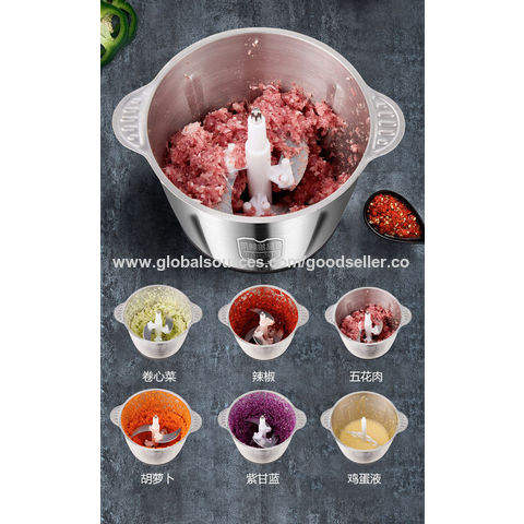 Buy Wholesale China Meet Grinder Large Capacity Glass Bowl Food