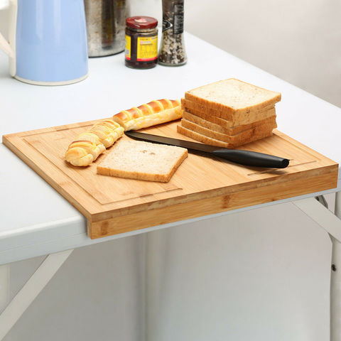 Bamboo Cutting Board with Containers, Lids, Graters, Carving Board