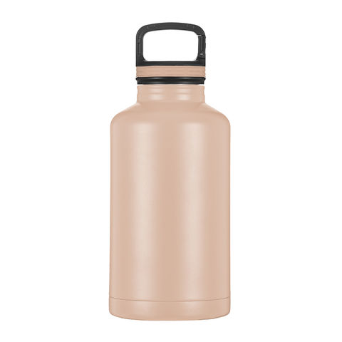 China Stainless steel double wall vacuum thermos bottle beer growler ...