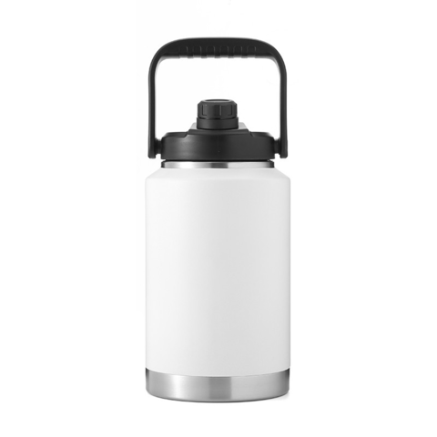 RTIC Jug with Handle, One Gallon, White Matte, Large Double Vacuum  Insulated Water Bottle, Stainless Steel