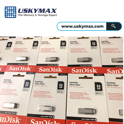 SanDisk 16GB 32GB 64GB Ultra Luxe USB 3.1 Metal Flash Pen Drive