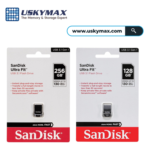 SanDisk – clé USB 3.0 Ultra rapide, support à mémoire de 32GB 64GB