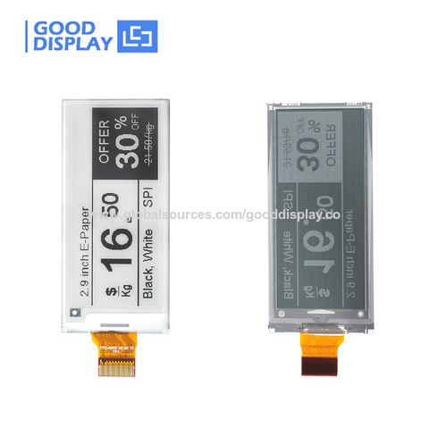 Nfc Epaper China Good Display 2.9 inch NFC epaper grayscale Eink module partial ...