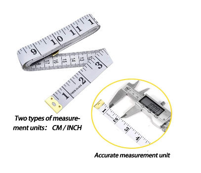 Cinta de medir la cinta de medición de cuerpo suave para adaptar la regla  de paño de doble cara de coser - China Cinta métrica y Sastre precio