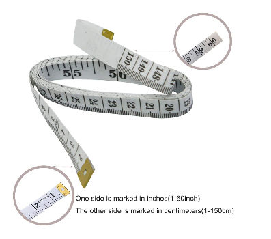 150cm Metric System Adhesive Backed Tape Measure s for Tailor Sewing