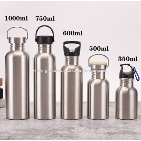 600ml Stainless Steel Sports Bottle