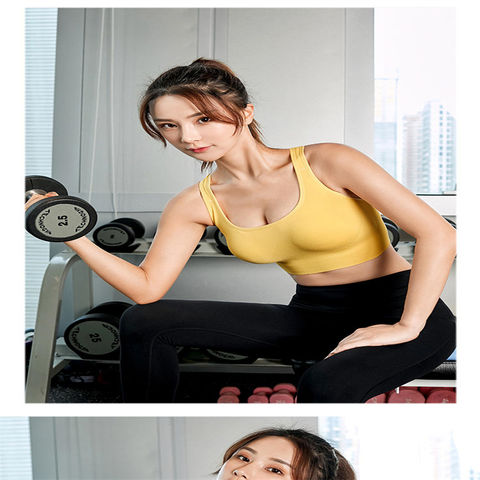 New Design Beauty Back Shockproof Gathering Sports Underwear Seamless Large  Size Hollow Custom - China Wholesale Sports Bra $2.23 from Polywell Supply  Management Co., Ltd