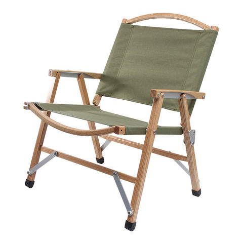 Silla Plegable de Madera para Camping al Aire Libre, Silla de Playa Portátil con Bolsa de Almacenamiento - Ideal para Mayoristas