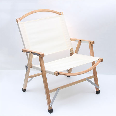 Silla Plegable de Madera para Camping al Aire Libre, Silla de Playa Portátil con Bolsa de Almacenamiento - Ideal para Mayoristas
