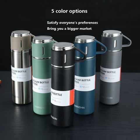 500ml Coffee Thermos Set with 2 Cups Stainless Steel Insulated