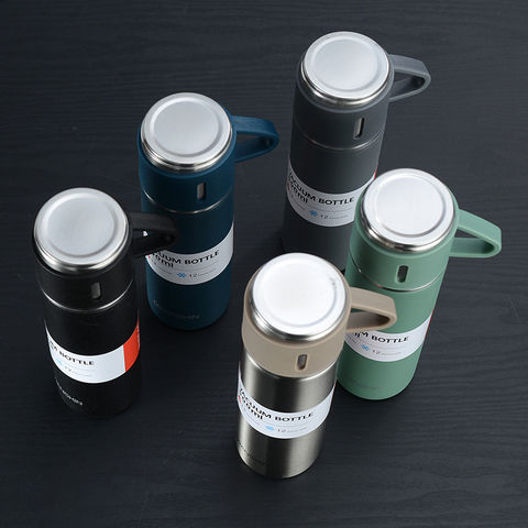 Buy Wholesale China Vacuum Flask Set 500ml Stainless Steel Tumbler Water Bottle  Thermos 2 Lids Thermos Termos Factory & Vacuum Flask at USD 6