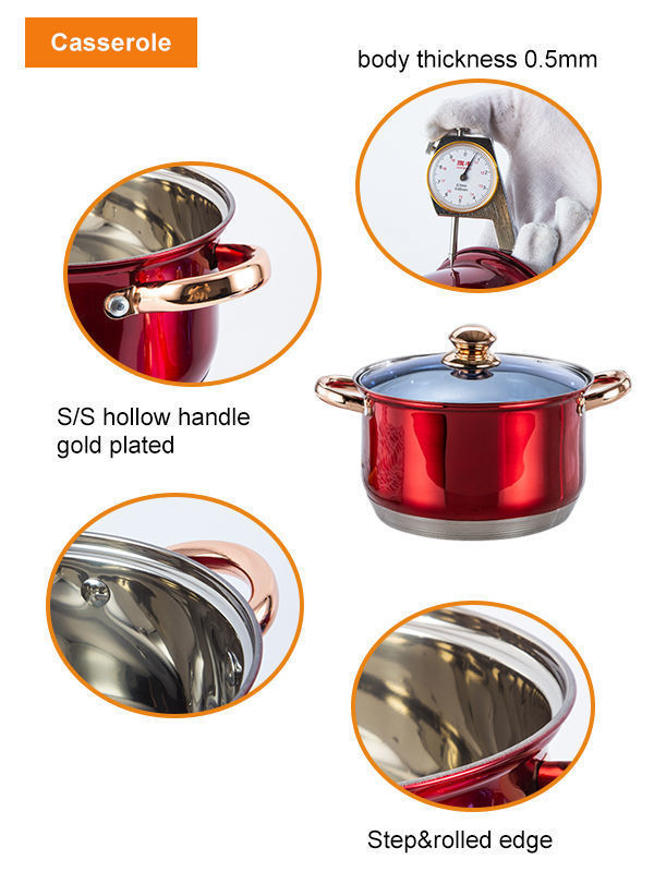 Buy Wholesale China Home Appliance 13pcs Stainless Steel Cookware Pots And Pans  Sets With Marble Coating & Cookware Set at USD 30.1