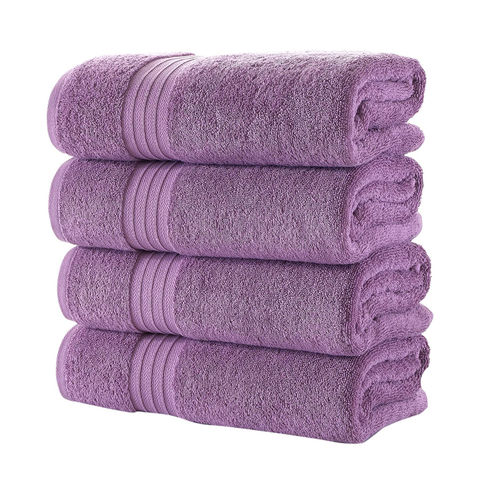 Buy Wholesale China Luxury 5 Star Hotel 100% Cotton White Bath Towels Sets  & Hotel Bath Towels at USD 0.413