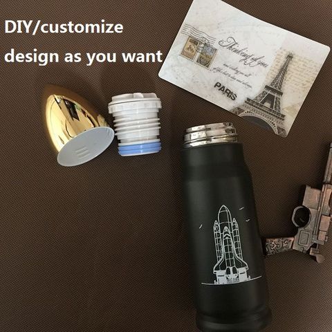Bullet Vacuum Bottle, Stainless Steel Thermos