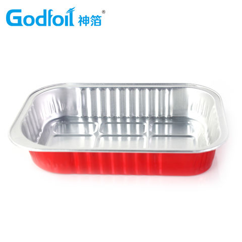 Wrinkle Wall Extra Large Disposable Aluminum Roasting Pan with Lid - China Disposable  Foil Pans, Kitchen Aluminum Tray