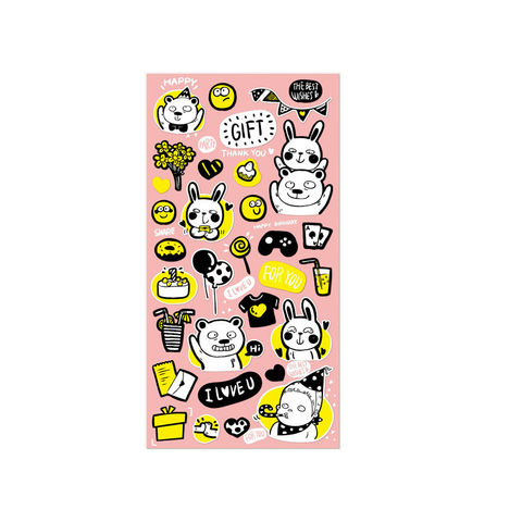 Mini Sticker Sheet Kawaii Panda Planner Stickers 