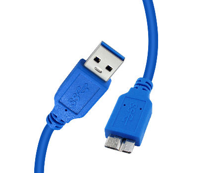6ft Blue USB 3.0 Power Data Cable/Cord/Lead For Toshiba External Hard Drive  Disk