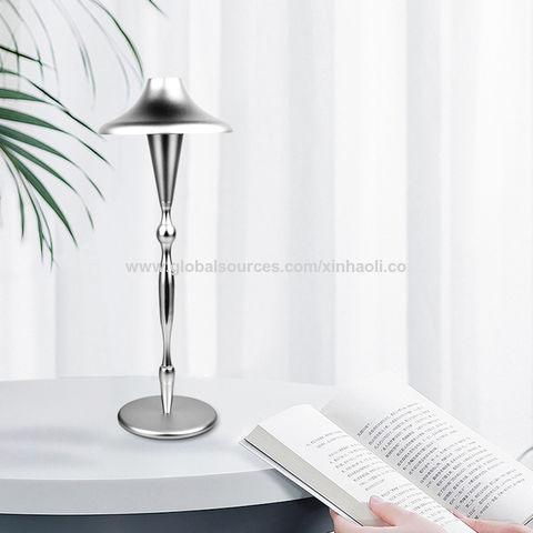 Lampe De Table à Gradation, Lampes De Table sans Fil Rechargeables avec  Capteur Tactile, Luminosité à