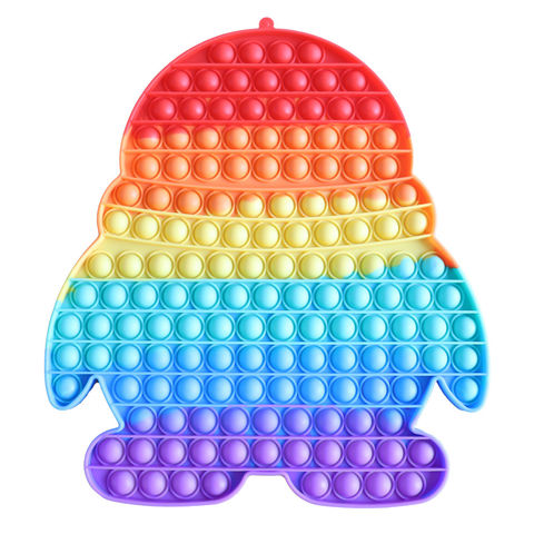 Rainbow Among Us Pop It Fidget Toy